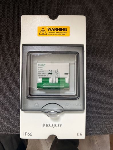 ProJoy 125A DC MCB In Enclosure (Solar Battery Isolator)