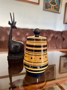 20th Century Era Storage Jar Made in Russia 1984