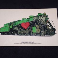 Southern Railway , PS 4 Pacific Type , No. 1401, Locomotive - Postcard