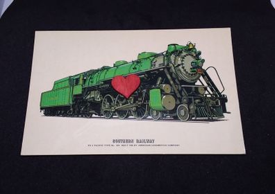 Southern Railway , PS 4 Pacific Type , No. 1401, Locomotive - Postcard