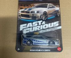 Nissan Skyline R34 Fast And Furious Hot Wheels