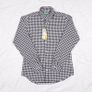 United Colors of Benetton Black & White Gingham Check Long Sleeve Shirt Mens Size S Image 2
