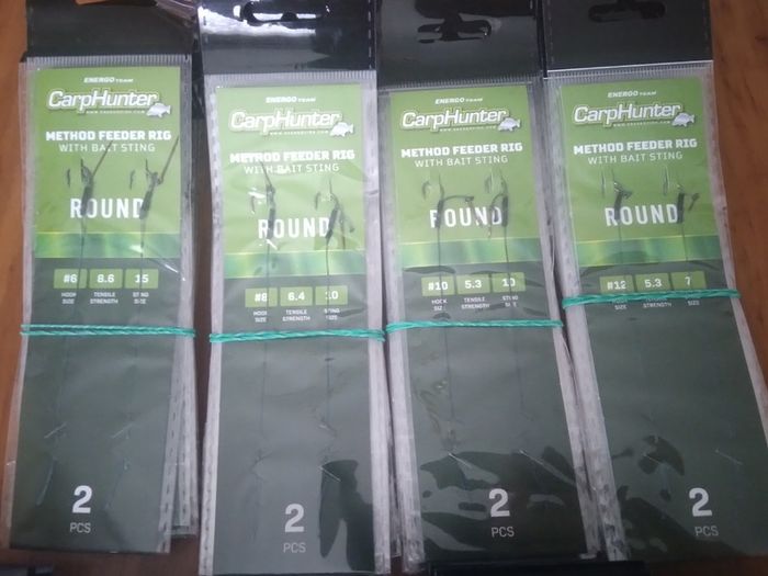 Method Feeder rigs with bait sting