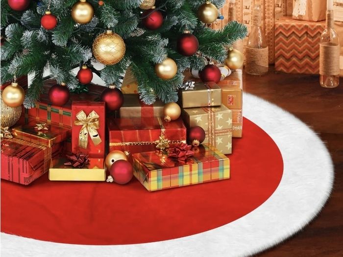 Christmas Tree Skirt Blanket 120cm 48 inches
