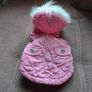 Pink small dog jacket, size XS Image 10
