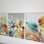 3 framed printed canvas 35x55cm Image 4