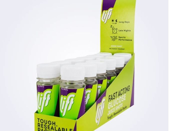 Lift Glucose Shots - Very Berry - 12 x 60ml
