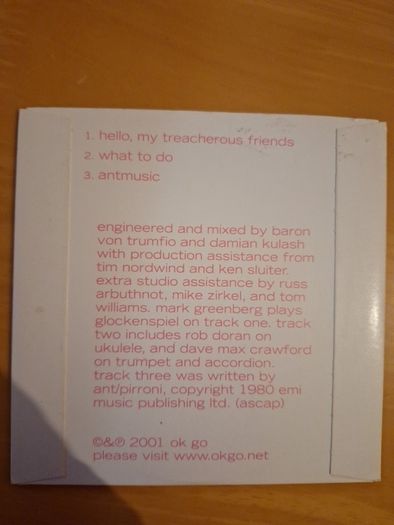 CD OKGO cd EP single pink