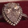 Pandora Pear Ring Sterling Size 52 Image 4