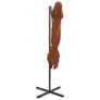 Cantilever Umbrella with Double Top Terracotta 250x250 cm Image 5