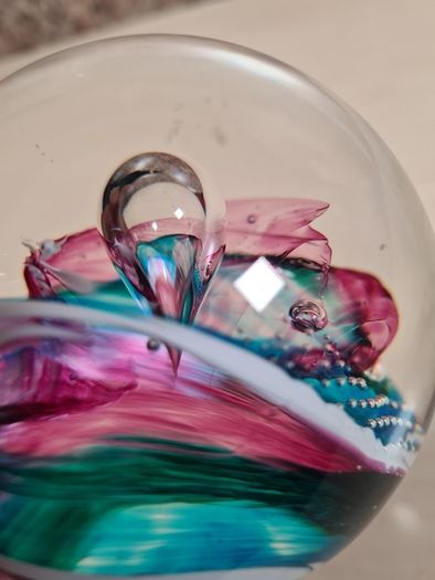 Caithness Glass Paperweight watercolour