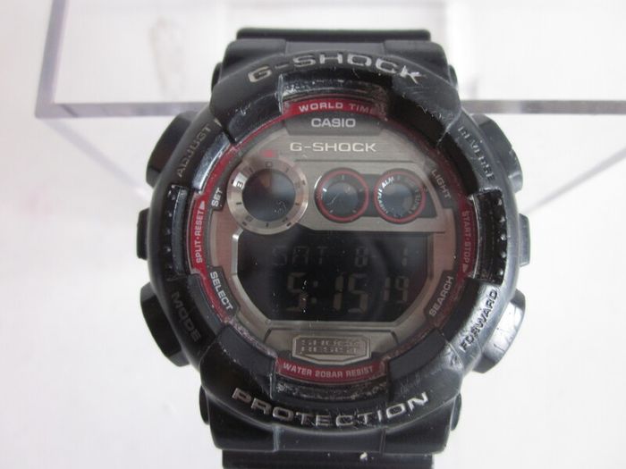 Vintage Casio Mens Black G SHOCK GD 120TS 3427 Digital Watch