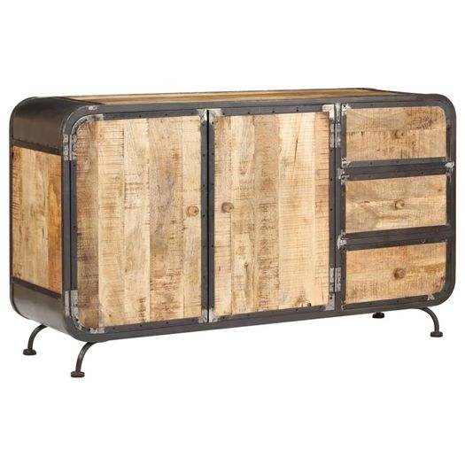 Sideboard 140x40x80 cm Solid Mango Wood