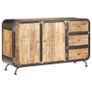 Sideboard 140x40x80 cm Solid Mango Wood Image 10