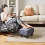 Foot stool gray Image 2