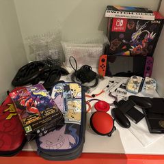 Nintendo Switch OLED 64GB Console Pokemon Scarlet & Violet Special Collectors Limited Edition with extras (see description)