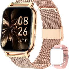 Smart Watch Answer/Make Calls, 1.85" Large Smartwatch & AI Voice , Fitness Watch for Women and Men, Blood Pressure/Oxygen/Heart Rate Monitor for iOS and Android MULTIPLE COLOURS AVAILABLE, SEE PHOTOS (FREE POSTAGE)