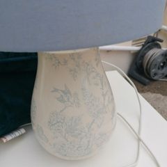 Lamp and cushions