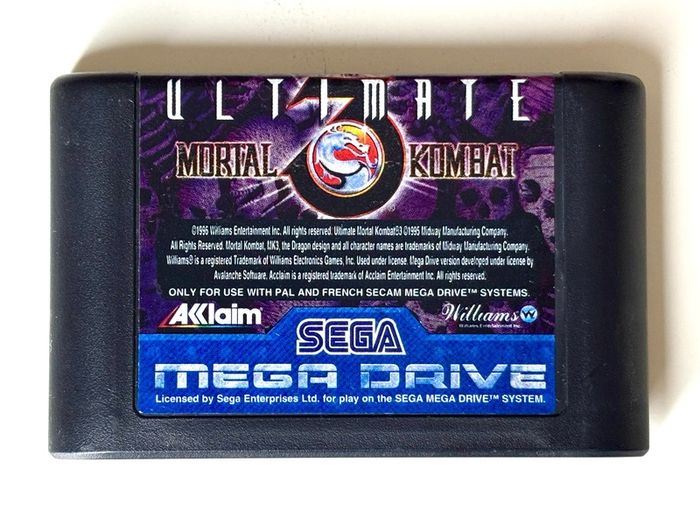 Ultimate Mortal Kombat 3 for Sega Mega Drive Boxed and Minty