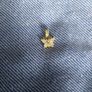 925 Butterfly diamond necklace pendant. Image 2