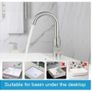 GRIFEMA Bathroom Basin Mixer Tap Stainless Steel, 360 Swivel, Hot & Cold Water Control, Water-Saving Image 6