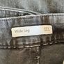 Dunnes Stores Washed Black Wide Leg Jeans - Size UK 8 / EU 36 Image 2