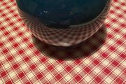 Chunky cobalt blue vase