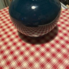 Chunky cobalt blue vase