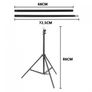443442 2 x 2m Stand + 1.6 x 3m Non Woven Fabric Black, White, Green Background Image 3