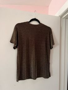 Gold lurex t-shirt
