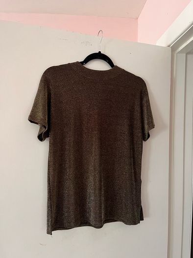 Gold lurex t-shirt