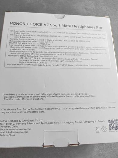 Honor Bundle watch+headphones