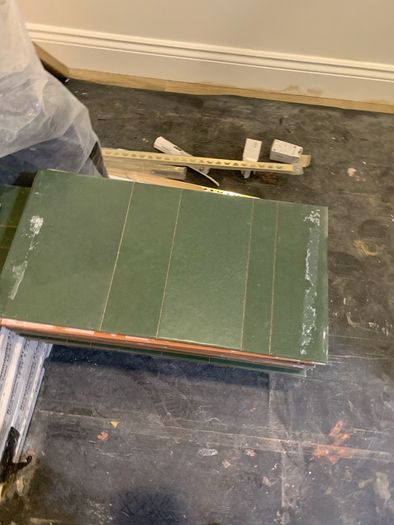 11sqm green wall tiles