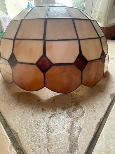 Beautiful Real Leaded Ceiling Shade