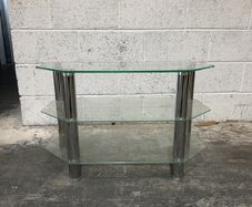 Glass TV unit