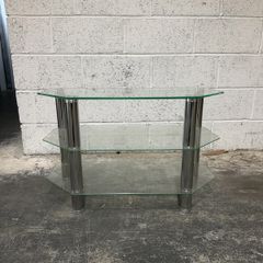 Glass TV unit