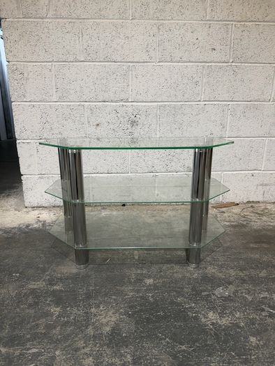 Glass TV unit