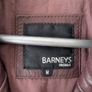 Barneys Originals genuine leather jacket burgundy Size M Medium Image 3