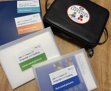speech and language therapy materials (see and learn kits)