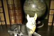 Antique porcelain German shepherd
