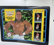 wwe The British Bulldog placemat laminated