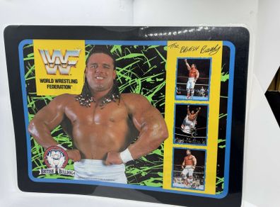 wwe The British Bulldog placemat laminated