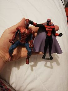 Spiderman & X Men Magneto Figures