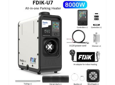 New Diesel / Kerosene Heater 8KW 12/24/220V APP with Upgraded 2KG Heat Exchanger