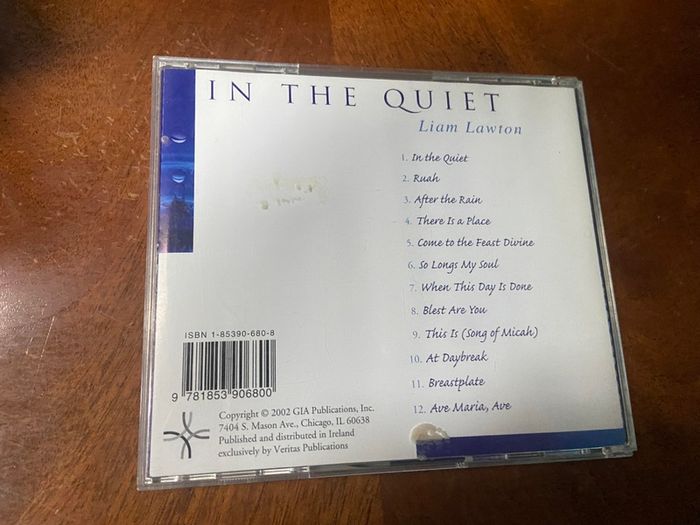 Liam Lawton In The Quiet CD