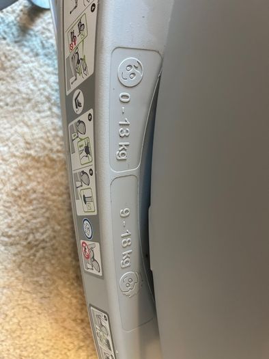 Britax Romer Dualfix 0-18kg