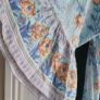 Unsigned sky blue floral floaty boho dress Sz L (Fit 12-14UK) Image 9