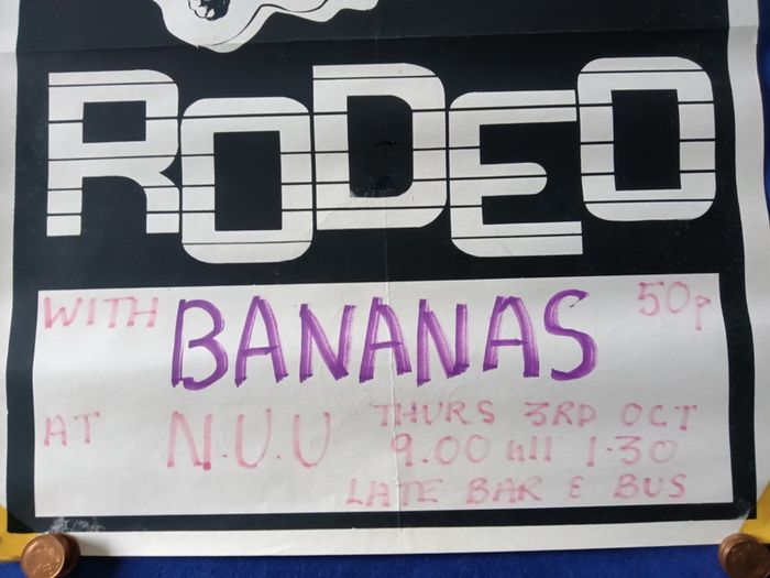 A Gig Poster of the Rock Band Rodeo