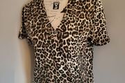 animal print long tshirt