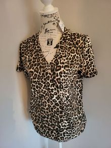animal print long tshirt